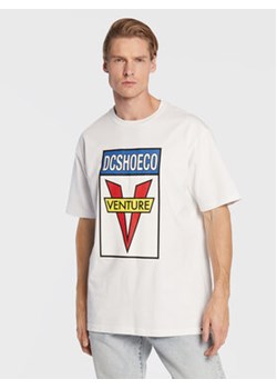 DC T-Shirt Venture ADYZT05122 Biały Regular Fit ze sklepu MODIVO w kategorii T-shirty męskie - zdjęcie 168626095