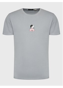 Kaotiko T-Shirt Lotus Ying Yang AL013-01-G002 Szary Regular Fit ze sklepu MODIVO w kategorii T-shirty męskie - zdjęcie 168626306