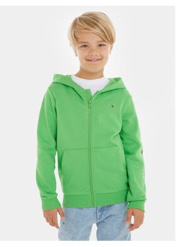 Tommy Hilfiger Bluza KS0KS00421 M Zielony Regular Fit ze sklepu MODIVO w kategorii Bluzy chłopięce - zdjęcie 168626329