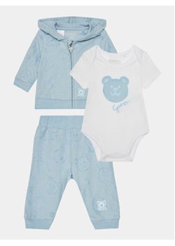 Guess Komplet dziecięcy H4RW14 KBU64 Niebieski ze sklepu MODIVO w kategorii Komplety niemowlęce - zdjęcie 168626335