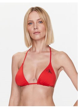 Calvin Klein Swimwear Góra od bikini KW0KW01970 Czerwony ze sklepu MODIVO w kategorii Stroje kąpielowe - zdjęcie 168626585