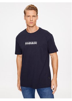 Napapijri T-Shirt NP0A4H8S Granatowy Regular Fit ze sklepu MODIVO w kategorii T-shirty męskie - zdjęcie 168626597