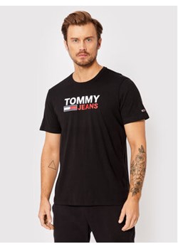 Tommy Jeans T-Shirt Corp Logo DM0DM15379 Czarny Regular Fit ze sklepu MODIVO w kategorii T-shirty męskie - zdjęcie 168626659