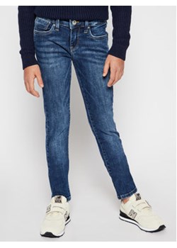 Pepe Jeans Jeansy PG200242 Granatowy Skinny Fit ze sklepu MODIVO w kategorii Spodnie chłopięce - zdjęcie 168626758