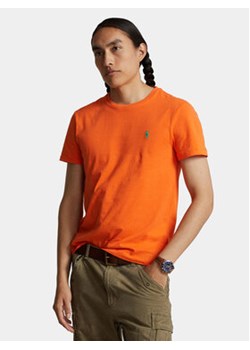Polo Ralph Lauren T-Shirt 710671438359 Pomarańczowy Custom Slim Fit ze sklepu MODIVO w kategorii T-shirty męskie - zdjęcie 168626858