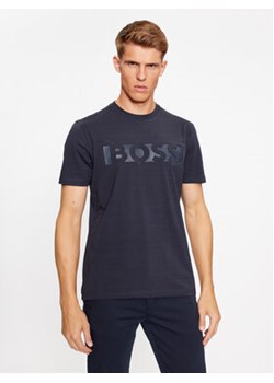 Boss T-Shirt Tee 4 50501235 Granatowy Regular Fit ze sklepu MODIVO w kategorii T-shirty męskie - zdjęcie 168627098