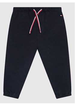 Tommy Hilfiger Spodnie dresowe Baby Solid KN0KN01497 Czarny Regular Fit ze sklepu MODIVO w kategorii Spodnie i półśpiochy - zdjęcie 168627227