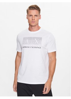Armani Exchange T-Shirt 6RZTKE ZJ8EZ 1100 Czarny Regular Fit ze sklepu MODIVO w kategorii T-shirty męskie - zdjęcie 168627419