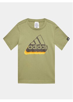adidas T-Shirt HR8142 Zielony ze sklepu MODIVO w kategorii T-shirty chłopięce - zdjęcie 168627786