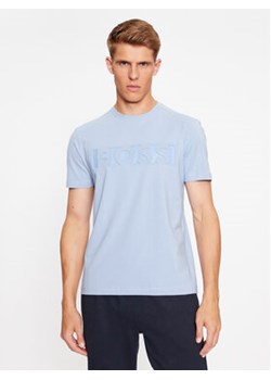 Boss T-Shirt Tee 4 50501235 Niebieski Regular Fit ze sklepu MODIVO w kategorii T-shirty męskie - zdjęcie 168628018