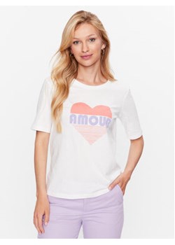 b.young T-Shirt 20812839 Biały Regular Fit ze sklepu MODIVO w kategorii Bluzki damskie - zdjęcie 168628506