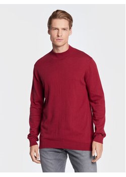 Wrangler Sweter W8D12PXRO 112321350 Bordowy Regular Fit ze sklepu MODIVO w kategorii Swetry męskie - zdjęcie 168628756
