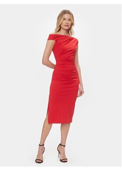 Rinascimento Sukienka koktajlowa CFC0117806003 Czerwony Regular Fit ze sklepu MODIVO w kategorii Sukienki - zdjęcie 168628859