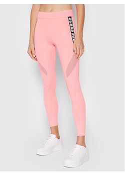 Guess Legginsy Angelica O1GA54 MC03W Różowy Slim Fit ze sklepu MODIVO w kategorii Spodnie damskie - zdjęcie 168628947