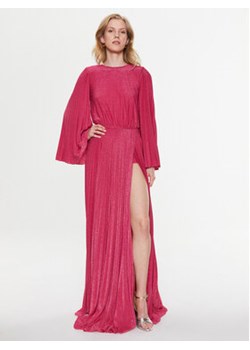 Elisabetta Franchi Sukienka wieczorowa AB-442-32E2-V620 Różowy Regular Fit ze sklepu MODIVO w kategorii Sukienki - zdjęcie 168629536