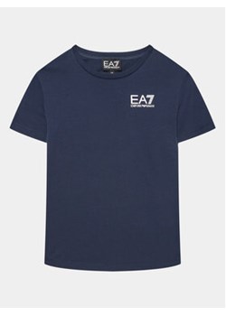EA7 Emporio Armani T-Shirt 8NBT51 BJ02Z 1554 Granatowy Regular Fit ze sklepu MODIVO w kategorii T-shirty chłopięce - zdjęcie 168629865