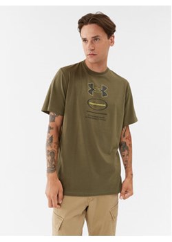 Under Armour T-Shirt Ua Core Novelty Graphic Ss 1380957 Khaki Loose Fit ze sklepu MODIVO w kategorii T-shirty męskie - zdjęcie 168629898