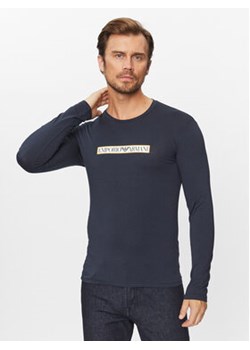 Emporio Armani Underwear Longsleeve 111023 3F517 00135 Granatowy Regular Fit ze sklepu MODIVO w kategorii T-shirty męskie - zdjęcie 168630045