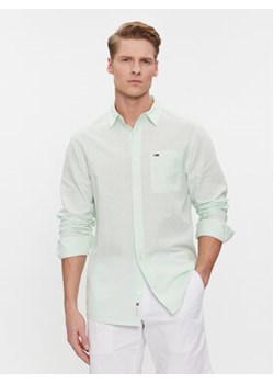Tommy Jeans Koszula DM0DM18962 Zielony Regular Fit ze sklepu MODIVO w kategorii Koszule męskie - zdjęcie 168630268