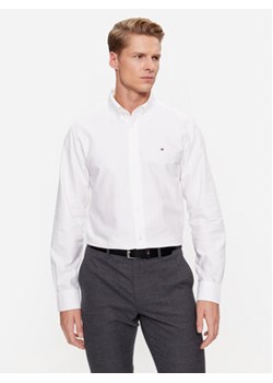 Tommy Hilfiger Koszula MW0MW32868 Biały Slim Fit ze sklepu MODIVO w kategorii Koszule męskie - zdjęcie 168631155