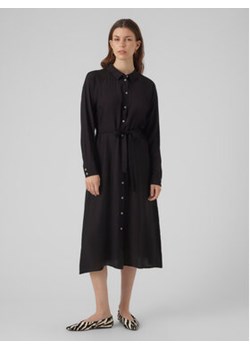 Vero Moda Sukienka koszulowa 10295296 Czarny Regular Fit ze sklepu MODIVO w kategorii Sukienki - zdjęcie 168631159