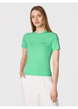 Chiara Ferragni T-Shirt 73CBHT13 Zielony Slim Fit ze sklepu MODIVO w kategorii Bluzki damskie - zdjęcie 168631507