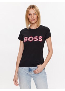 Boss T-Shirt Logo 50489531 Czarny Slim Fit ze sklepu MODIVO w kategorii Bluzki damskie - zdjęcie 168631825