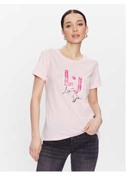 Liu Jo Sport T-Shirt TA3275 J5923 Różowy Regular Fit ze sklepu MODIVO w kategorii Bluzki damskie - zdjęcie 168631865