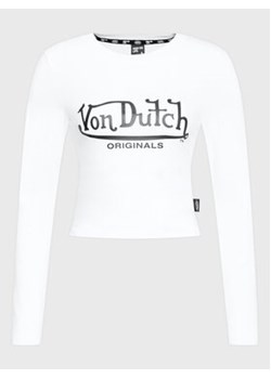 Von Dutch Bluzka Blair 6 224 010 Biały Slim Fit ze sklepu MODIVO w kategorii Bluzki damskie - zdjęcie 168632097