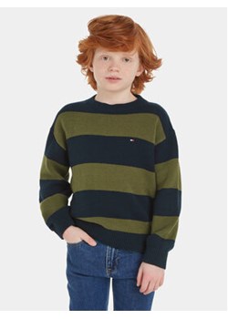 Tommy Hilfiger Sweter KB0KB08515 Zielony Regular Fit ze sklepu MODIVO w kategorii Swetry chłopięce - zdjęcie 168632247