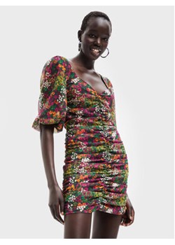 Desigual Sukienka codzienna Lara 22WWVW47 Kolorowy Slim Fit ze sklepu MODIVO w kategorii Sukienki - zdjęcie 168632299