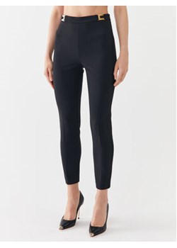 Elisabetta Franchi Spodnie materiałowe PA-005-36E2-4421 Czarny Slim Fit ze sklepu MODIVO w kategorii Spodnie damskie - zdjęcie 168632385