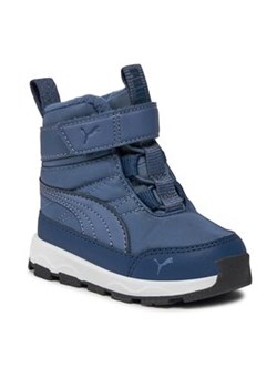 Puma Śniegowce Evolve Boot AC+ Inf 392646 02 Niebieski ze sklepu MODIVO w kategorii Buty zimowe dziecięce - zdjęcie 168632536