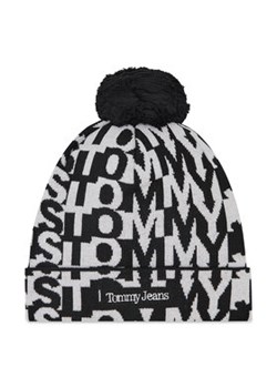 Tommy Jeans Czapka For You AW0AW14081 Czarny ze sklepu MODIVO w kategorii Czapki zimowe damskie - zdjęcie 168632865