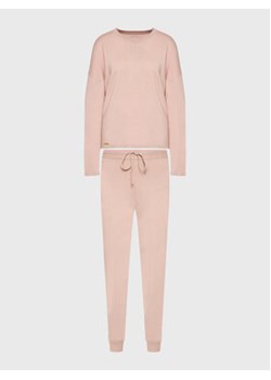 Selmark Piżama Knitting P4973 Różowy Regular Fit ze sklepu MODIVO w kategorii Piżamy damskie - zdjęcie 168632967