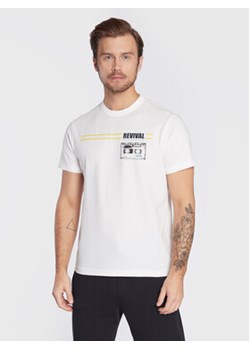 United Colors Of Benetton T-Shirt 3YR3U102R Biały Regular Fit ze sklepu MODIVO w kategorii T-shirty męskie - zdjęcie 168633189