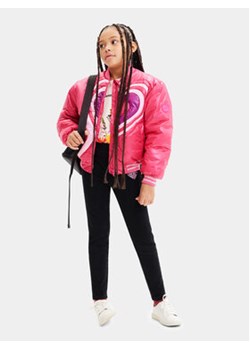 Desigual Kurtka puchowa 23WGEW02 Różowy Regular Fit ze sklepu MODIVO w kategorii Kurtki dziewczęce - zdjęcie 168633256
