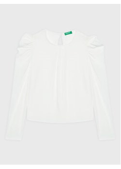 United Colors Of Benetton Bluzka 5G97CQ00O Biały Regular Fit ze sklepu MODIVO w kategorii T-shirty chłopięce - zdjęcie 168633498