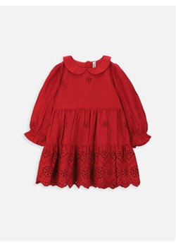 Coccodrillo Sukienka elegancka ZC3128101EBG Czerwony Regular Fit ze sklepu MODIVO w kategorii Sukienki niemowlęce - zdjęcie 168633586