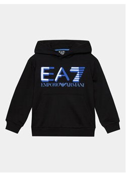 EA7 Emporio Armani Bluza 6RBM64 BJ05Z 1200 Czarny Regular Fit ze sklepu MODIVO w kategorii Bluzy chłopięce - zdjęcie 168634385