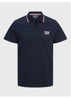 Jack&Jones Polo Trevor 12228781 Granatowy Standard Fit ze sklepu MODIVO w kategorii T-shirty męskie - zdjęcie 168634745