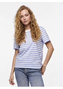 Pieces T-Shirt Ria 17146339 Niebieski Regular Fit ze sklepu MODIVO w kategorii Bluzki damskie - zdjęcie 168634897