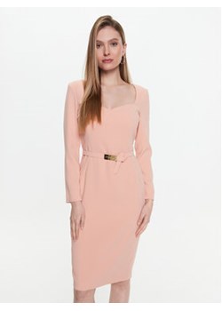 Pinko Sukienka koktajlowa Mendosa 100559 7624 Różowy Regular Fit ze sklepu MODIVO w kategorii Sukienki - zdjęcie 168634899