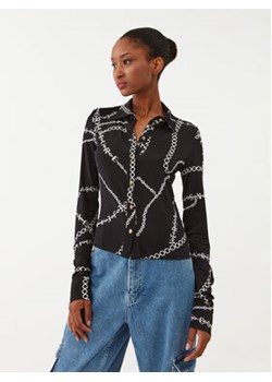 Versace Jeans Couture Koszula 75HAL213 Czarny Slim Fit ze sklepu MODIVO w kategorii Koszule damskie - zdjęcie 168634975