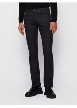 Boss Spodnie materiałowe Delaware3-1-20+ 50435156 Czarny Slim Fit ze sklepu MODIVO w kategorii Spodnie męskie - zdjęcie 168635185