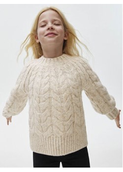 Mayoral Sweter 7.307 Beżowy Regular Fit ze sklepu MODIVO w kategorii Swetry dziewczęce - zdjęcie 168635249