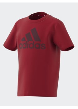 adidas T-Shirt Essentials Logo T-Shirt IJ6370 Czerwony Regular Fit ze sklepu MODIVO w kategorii T-shirty chłopięce - zdjęcie 168635468