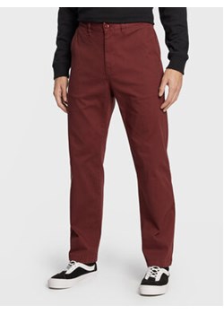 DC Spodnie materiałowe Worker ADYNP03076 Bordowy Relaxed Fit ze sklepu MODIVO w kategorii Spodnie męskie - zdjęcie 168635518