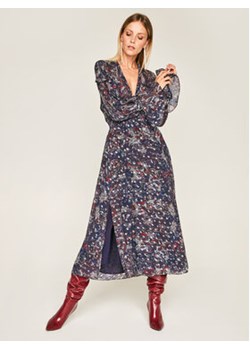 IRO Sukienka codzienna Kage AN101 Granatowy Regular Fit ze sklepu MODIVO w kategorii Sukienki - zdjęcie 168636127