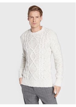Bomboogie Sweter MM 7702 T KSU1 Biały Regular Fit ze sklepu MODIVO w kategorii Swetry męskie - zdjęcie 168636177